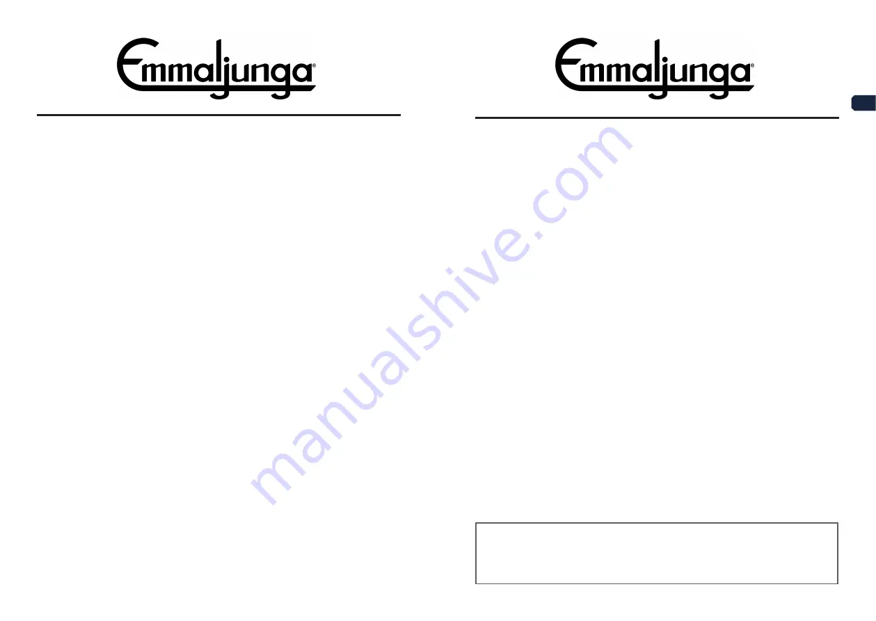 Emmaljunga KITE 150 Instructions/Service Manual Download Page 33