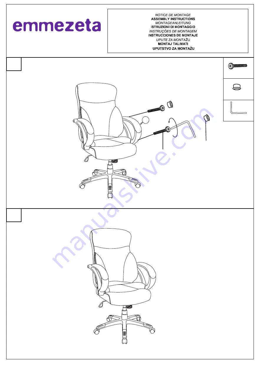 Emmezeta H-9582L-1D Assembly Instructions Manual Download Page 4