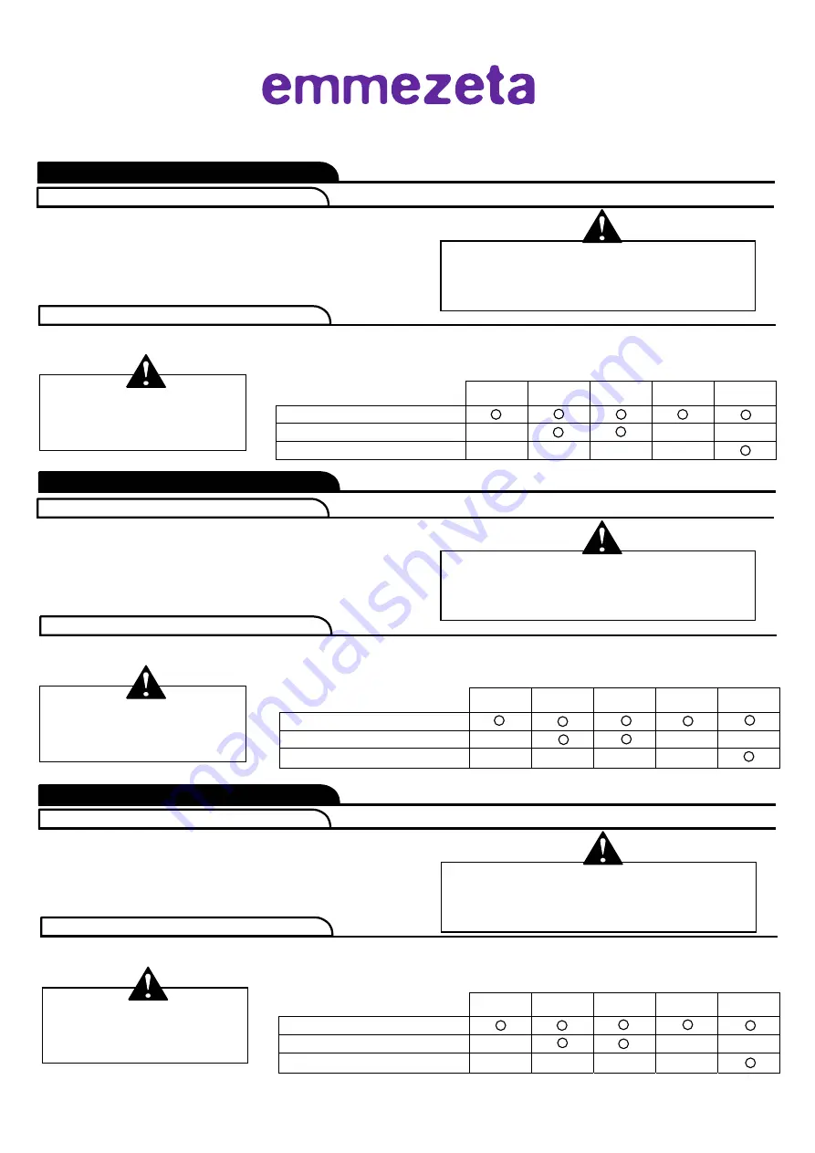 Emmezeta HLP-5025-9 BOND Assembly Instructions Manual Download Page 4