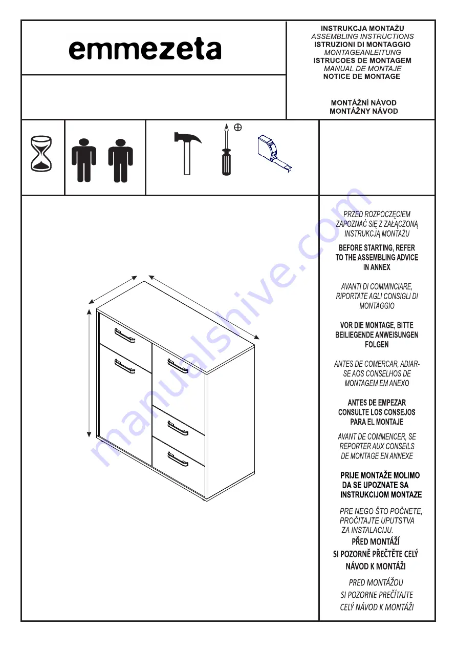 Emmezeta LUNA 119737 Assembling Instructions Download Page 1