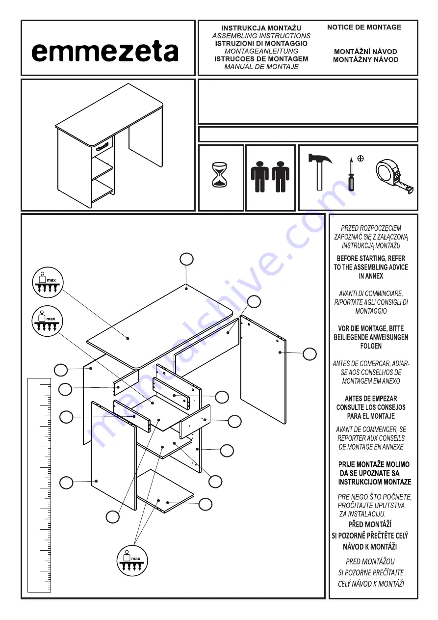 Emmezeta LUNA 119739 Assembling Instructions Download Page 1