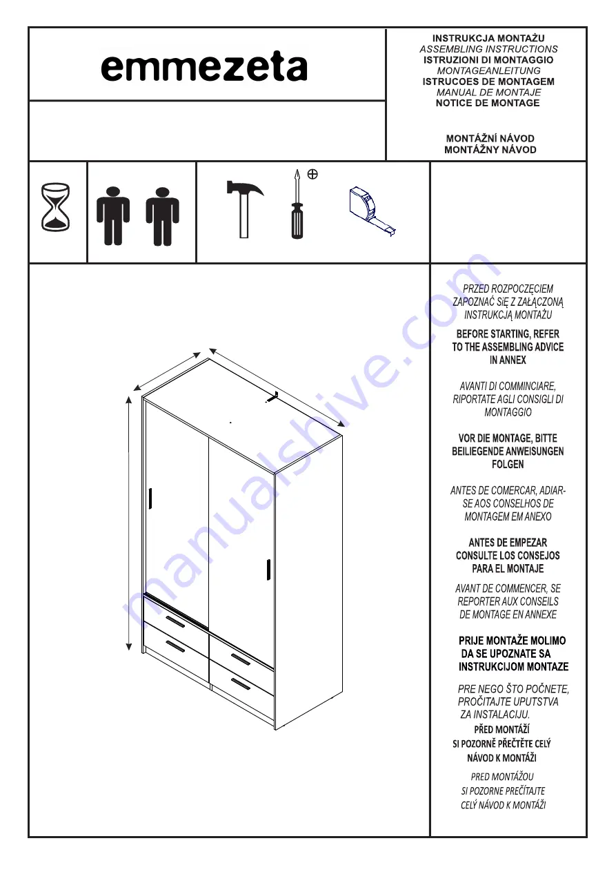 Emmezeta TOKYO 121106 Assembling Instructions Download Page 1