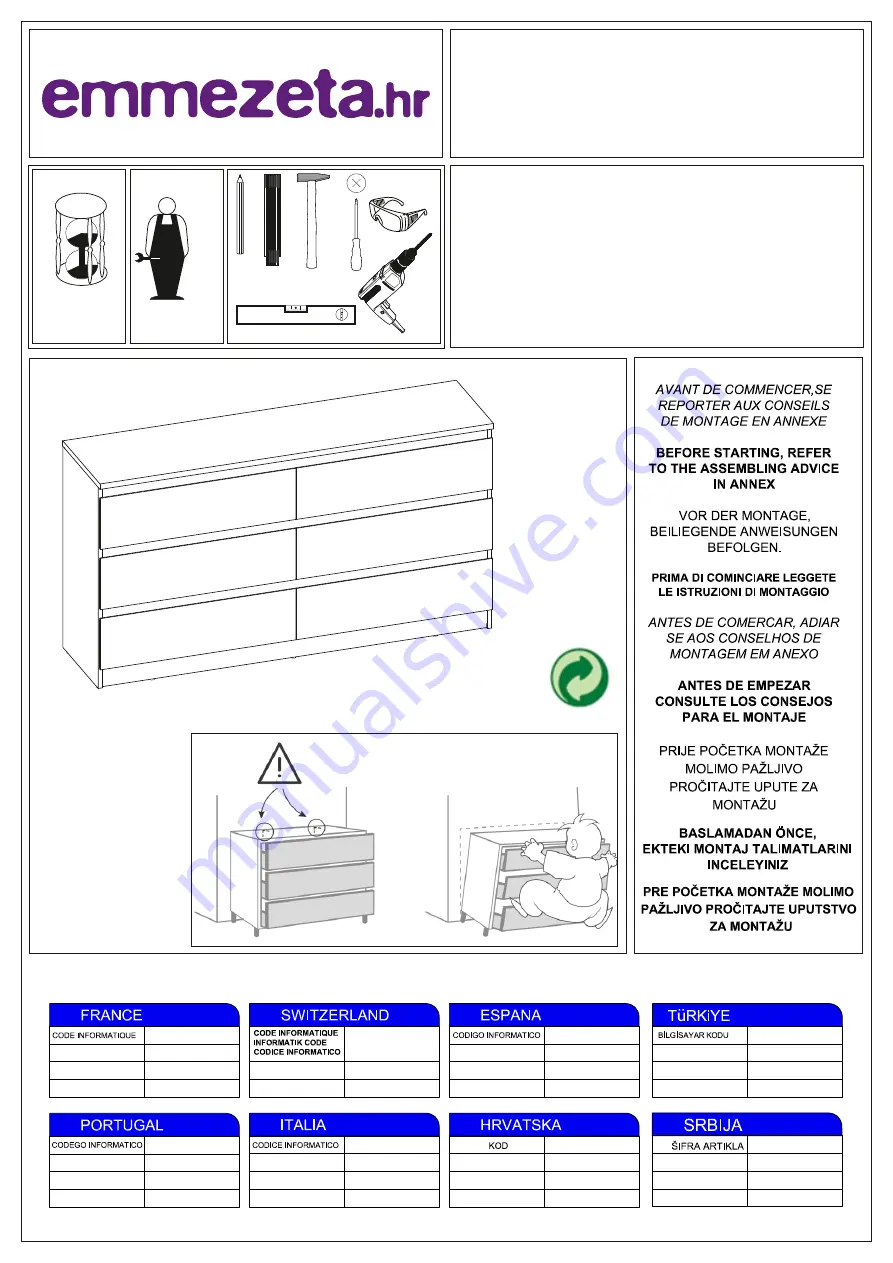 Emmezeta VIVA VIVK03 Assembling Instructions Download Page 1