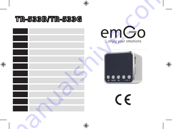 Emos emGo TR-533B Скачать руководство пользователя страница 1