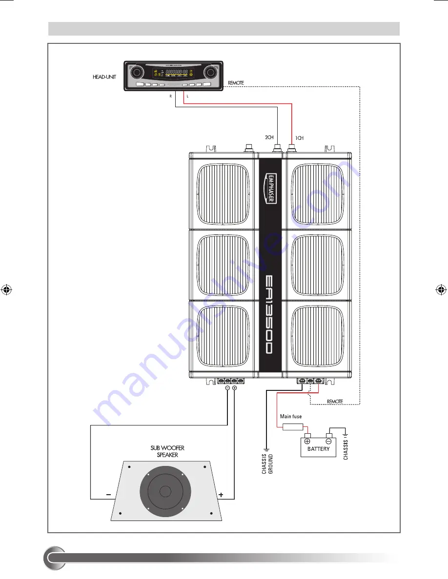 EMPHASER EA1350D Installation & Operating Manual Download Page 12