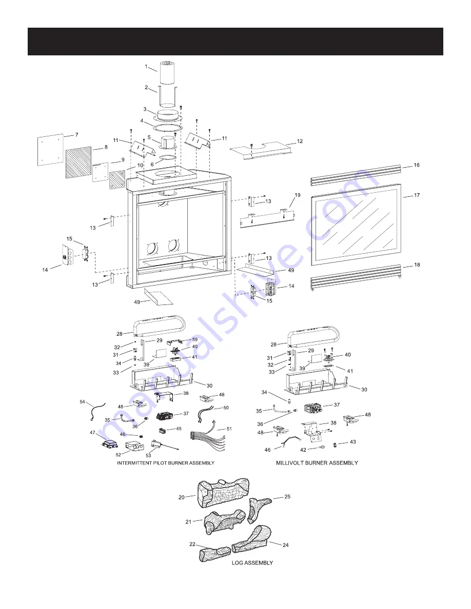 Empire Comfort Systems MILLIVOLT DVD32FP30N-3 Скачать руководство пользователя страница 53