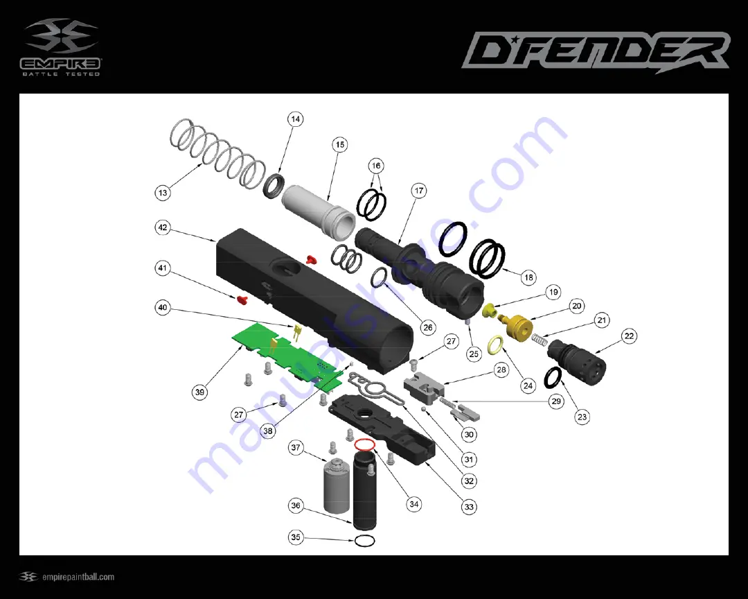 Empire Paintall D FENDER Скачать руководство пользователя страница 21