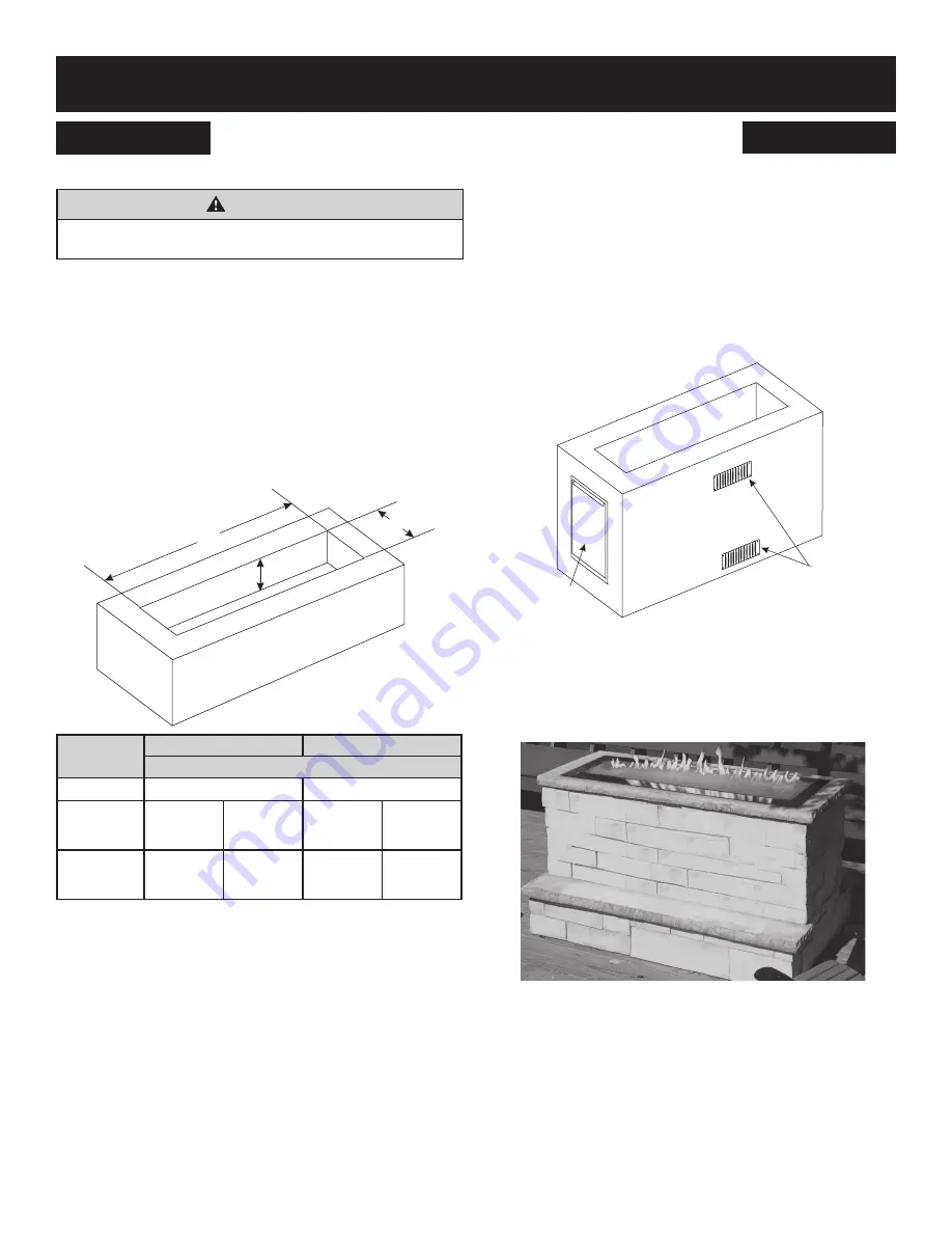 Empire Carol Rose OL60TP18 Installation Instructions And Owner'S Manual Download Page 49