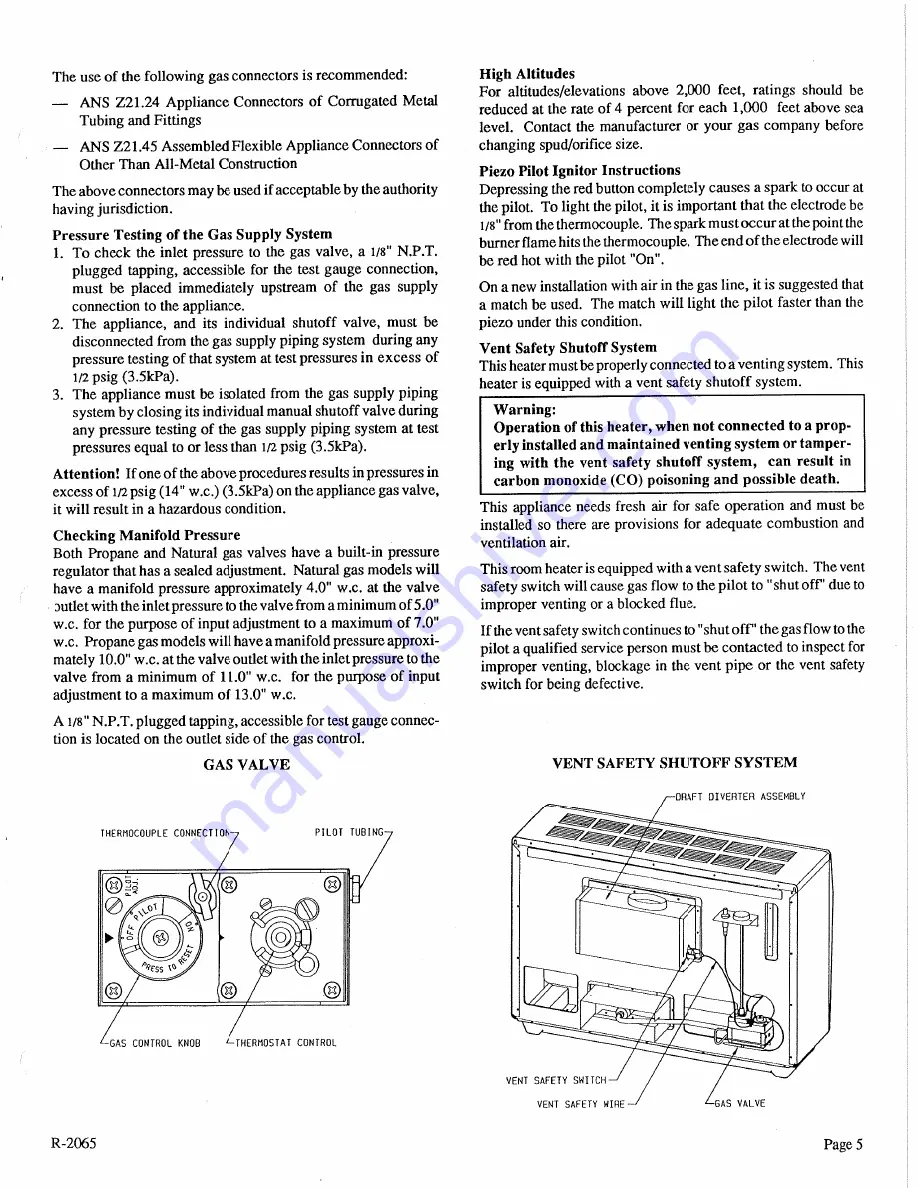 Empire RH-25-2 Installation Instructions And Owner'S Manual Download Page 5