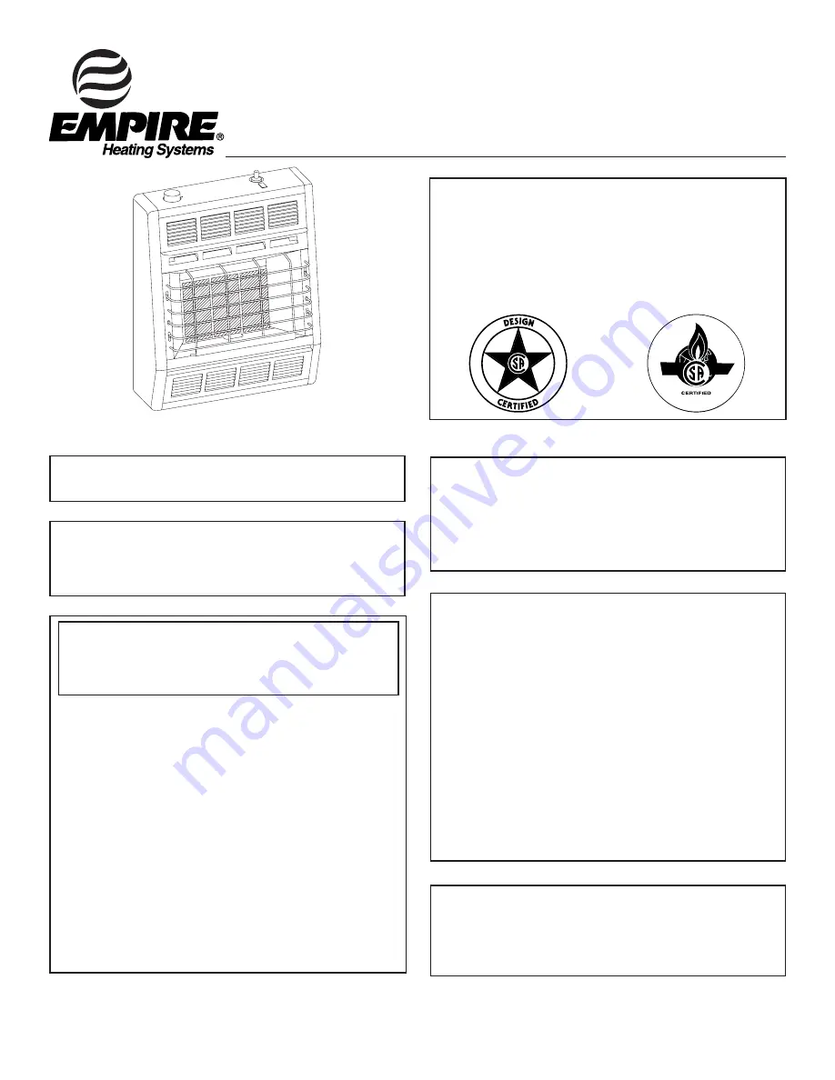 Empire SR-10TBC-3 Скачать руководство пользователя страница 1