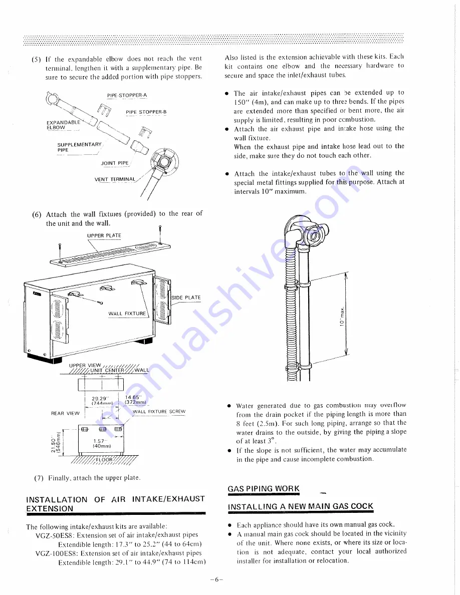 Empire VEP-80L Installation And Owner'S Manual Download Page 6