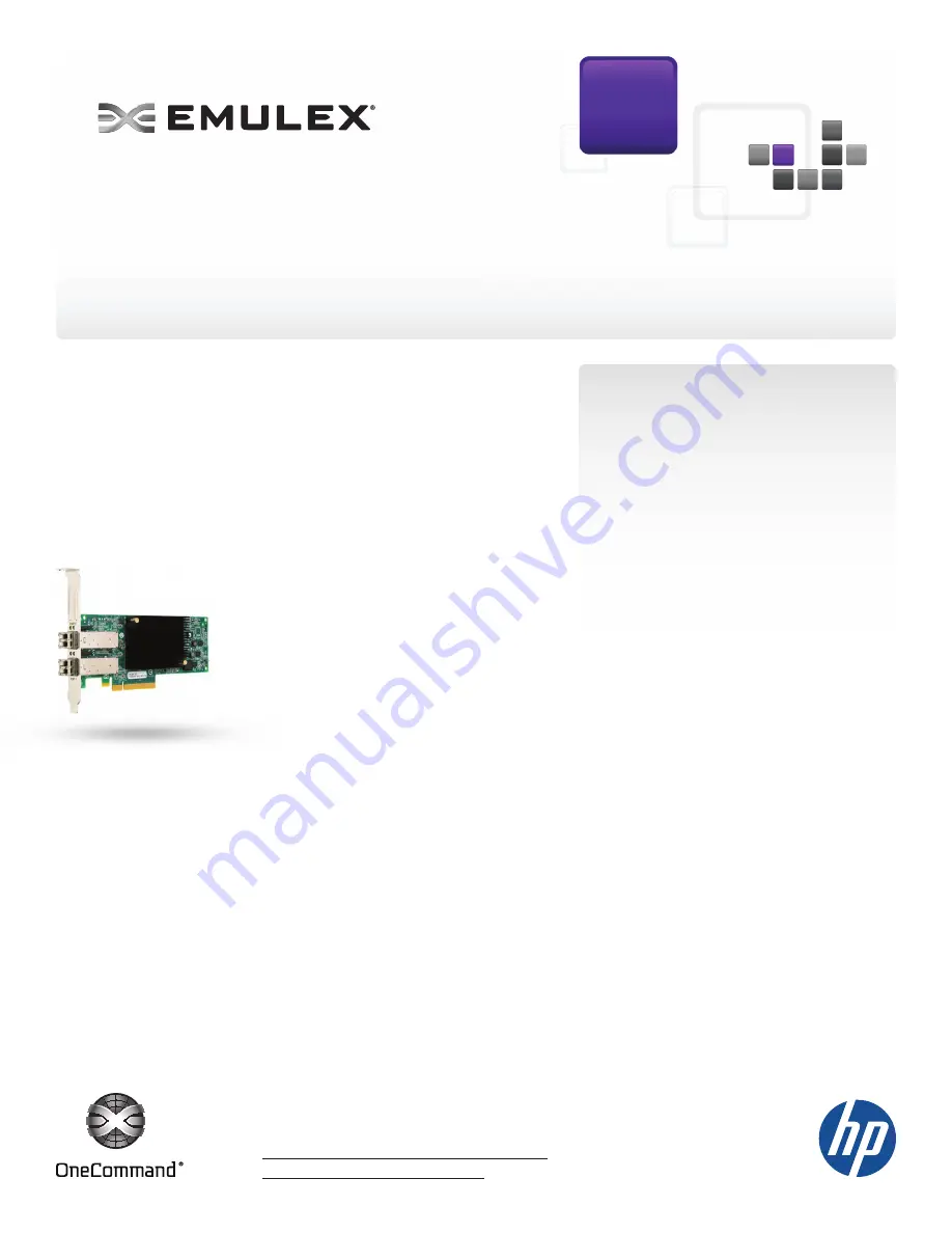 Emulex AW520A Datasheet Download Page 1