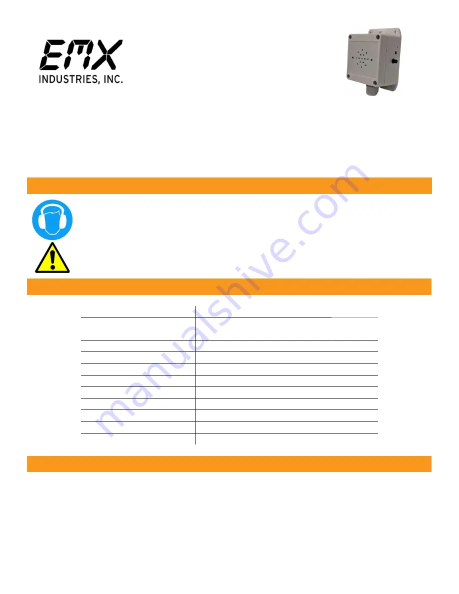 EMX CHIME-100 Скачать руководство пользователя страница 1