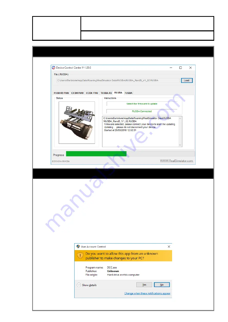 EMYCSA RealSimulator RUSBA User Manual Download Page 17