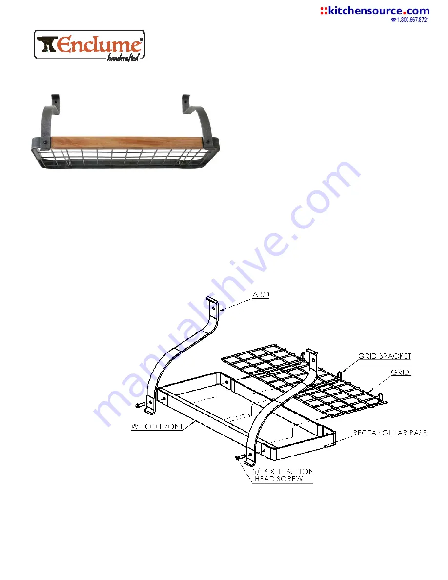 Enclume DR34 Assembly And Installation Instructions Download Page 1