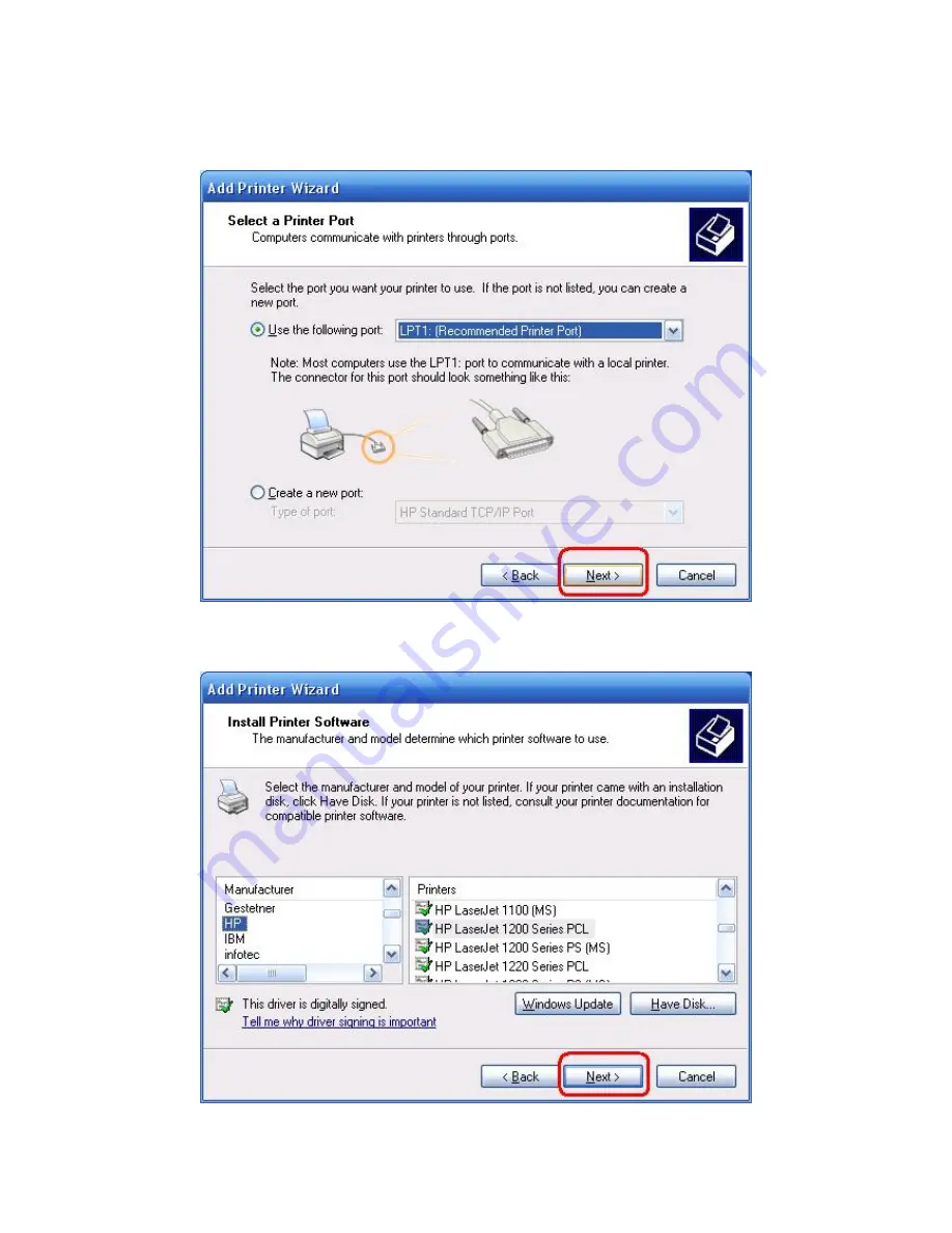 Encore 802.11GB WIRELESS PRINT SERVER - QUICK Quick Installation Manual Download Page 9