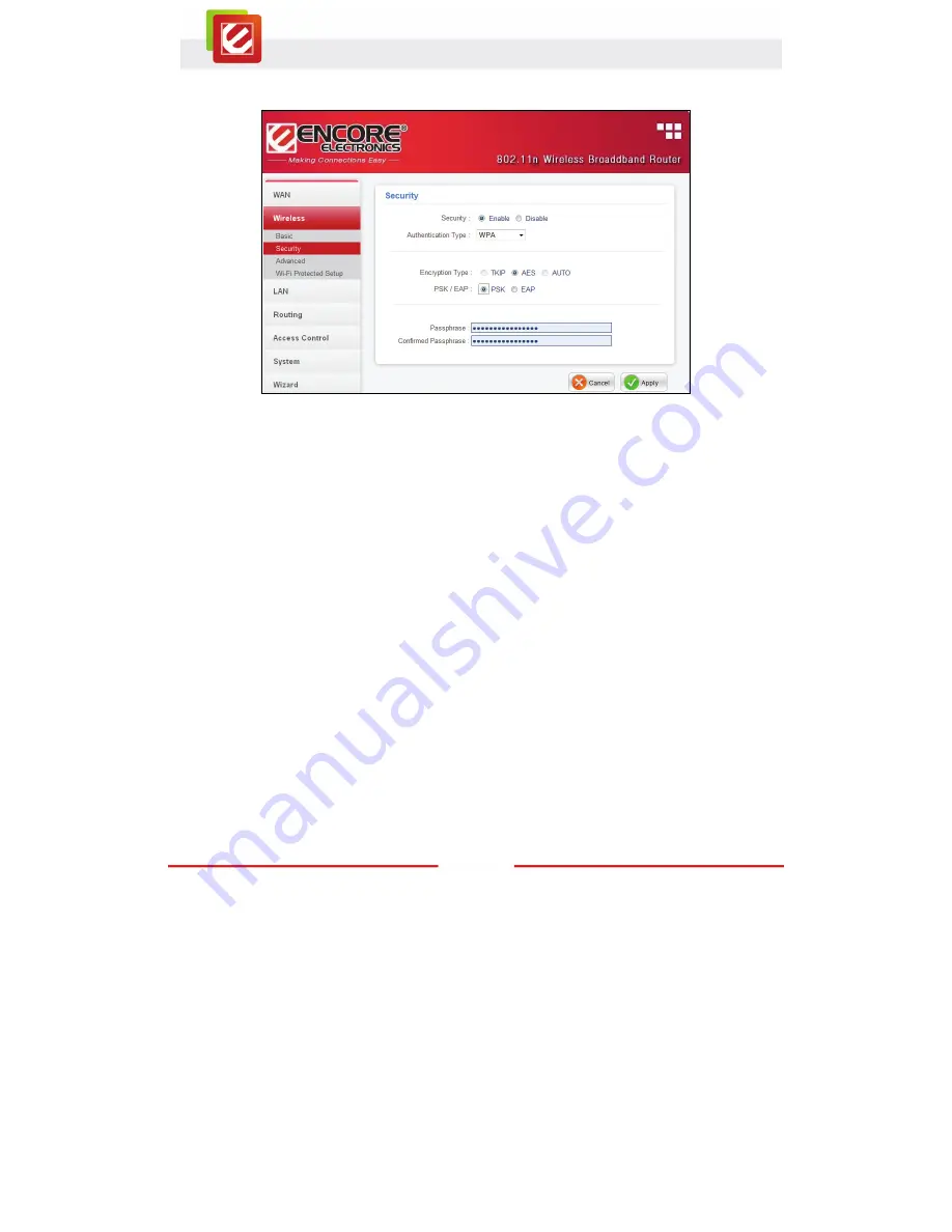 Encore ENHWI-1AN4x User Manual Download Page 26