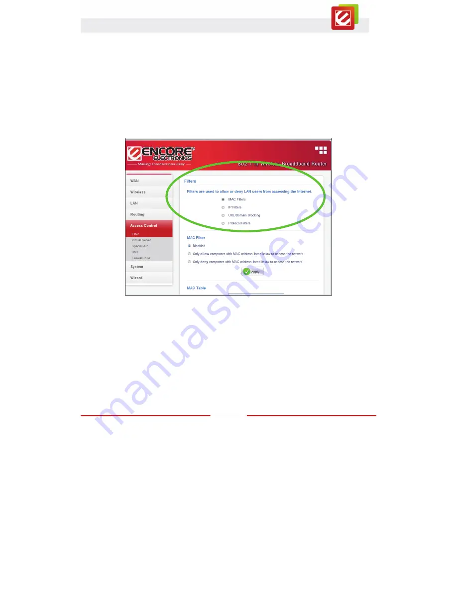 Encore ENHWI-1AN4x User Manual Download Page 33