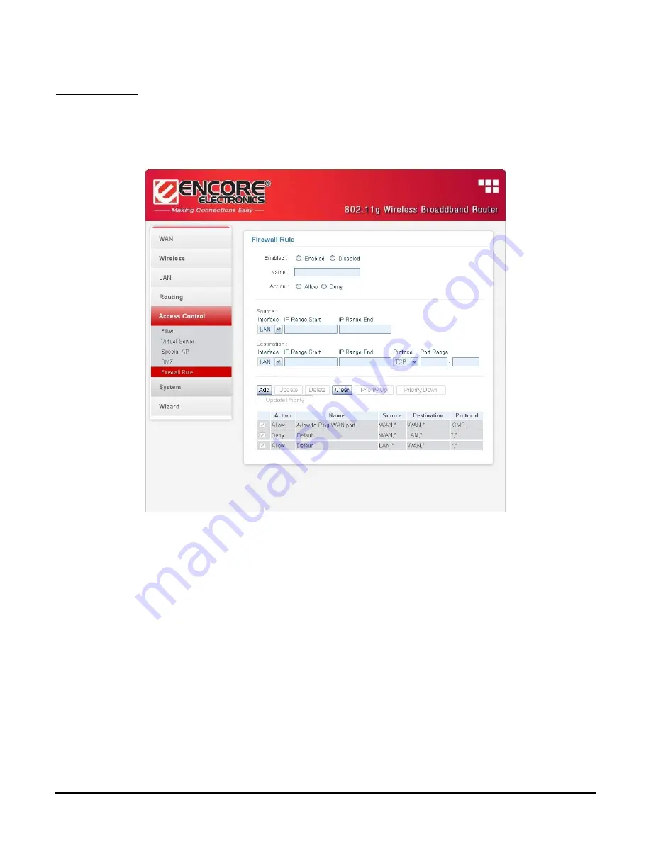 Encore ENHWI-G2 User Manual Download Page 62