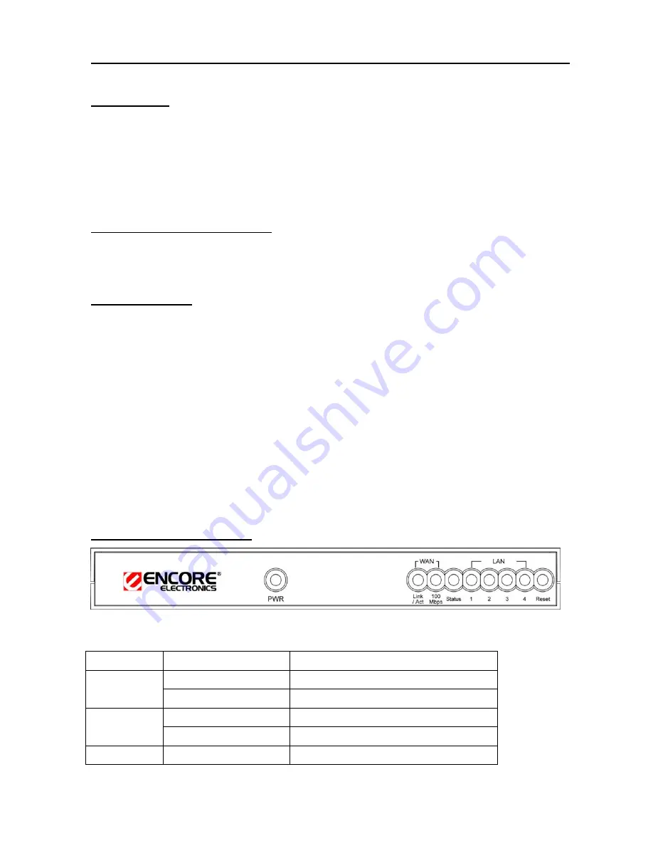 Encore ENRTR-514 User Manual Download Page 6