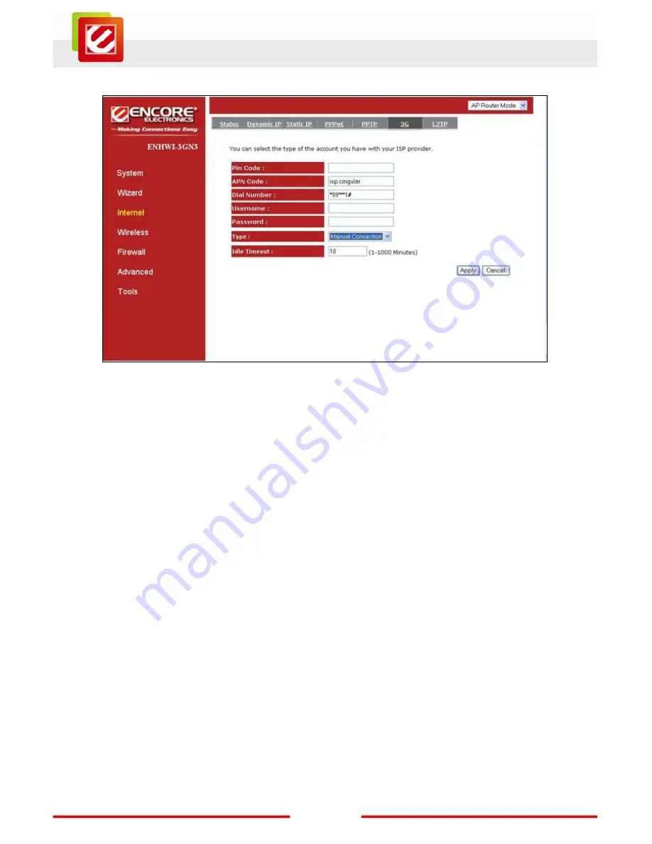 Encore N150 Series User Manual Download Page 40