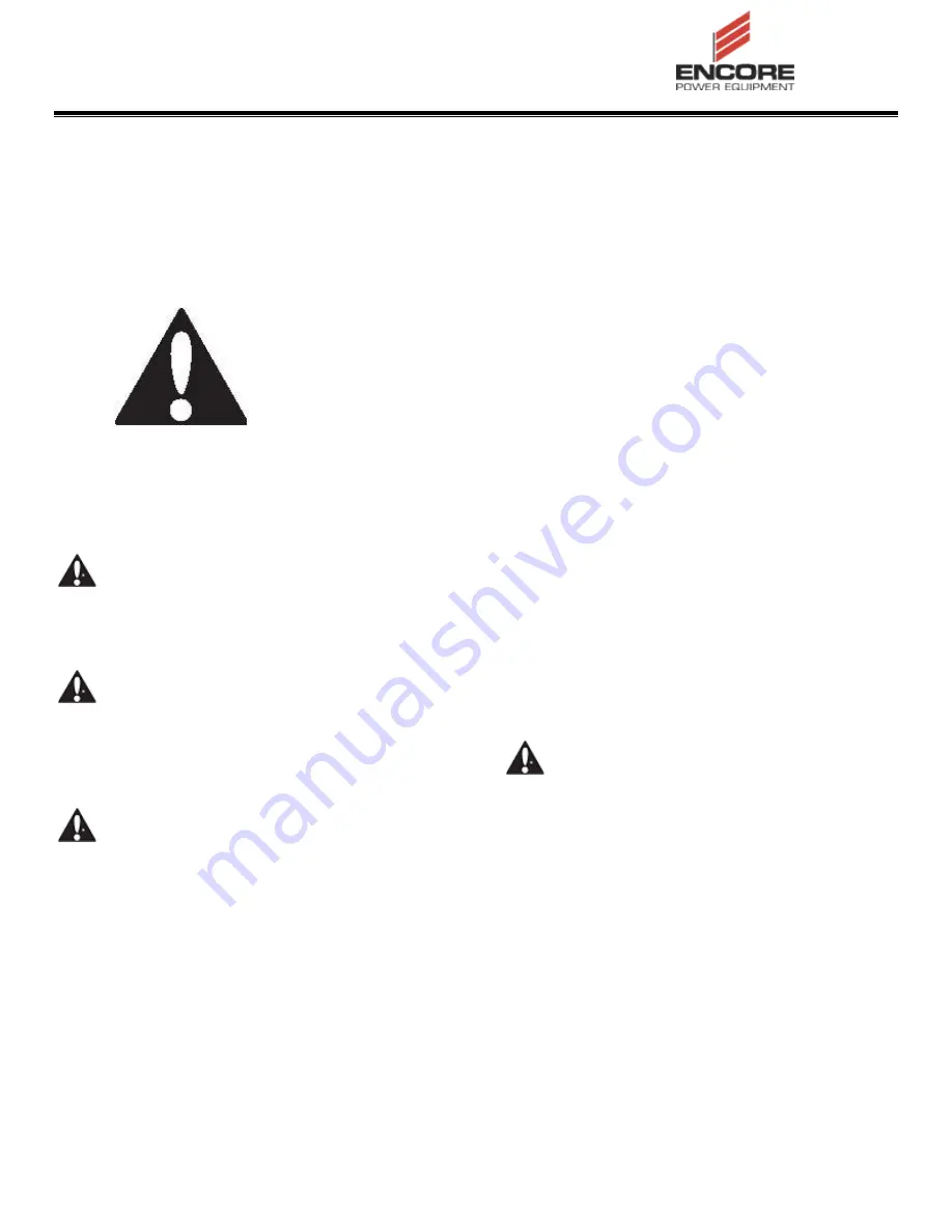 Encore Rage ER32FS600VL Operator'S Manual Download Page 9