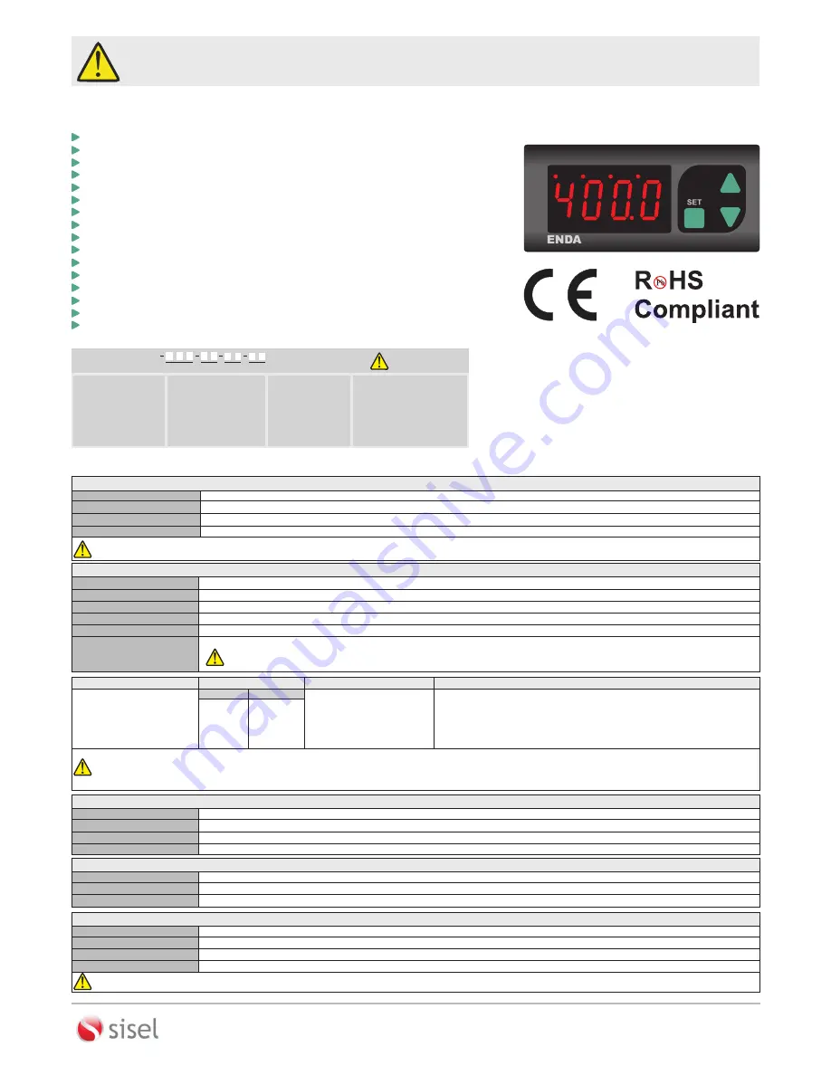 ENDA EI2041 Series Manual Download Page 1