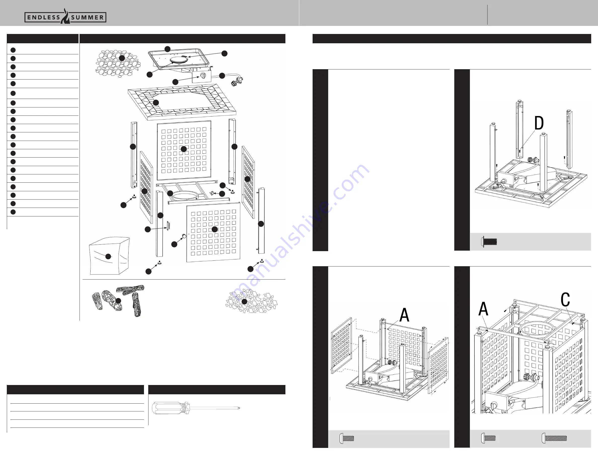 Endless Summer GAD1428SP Owner'S Manual Download Page 3