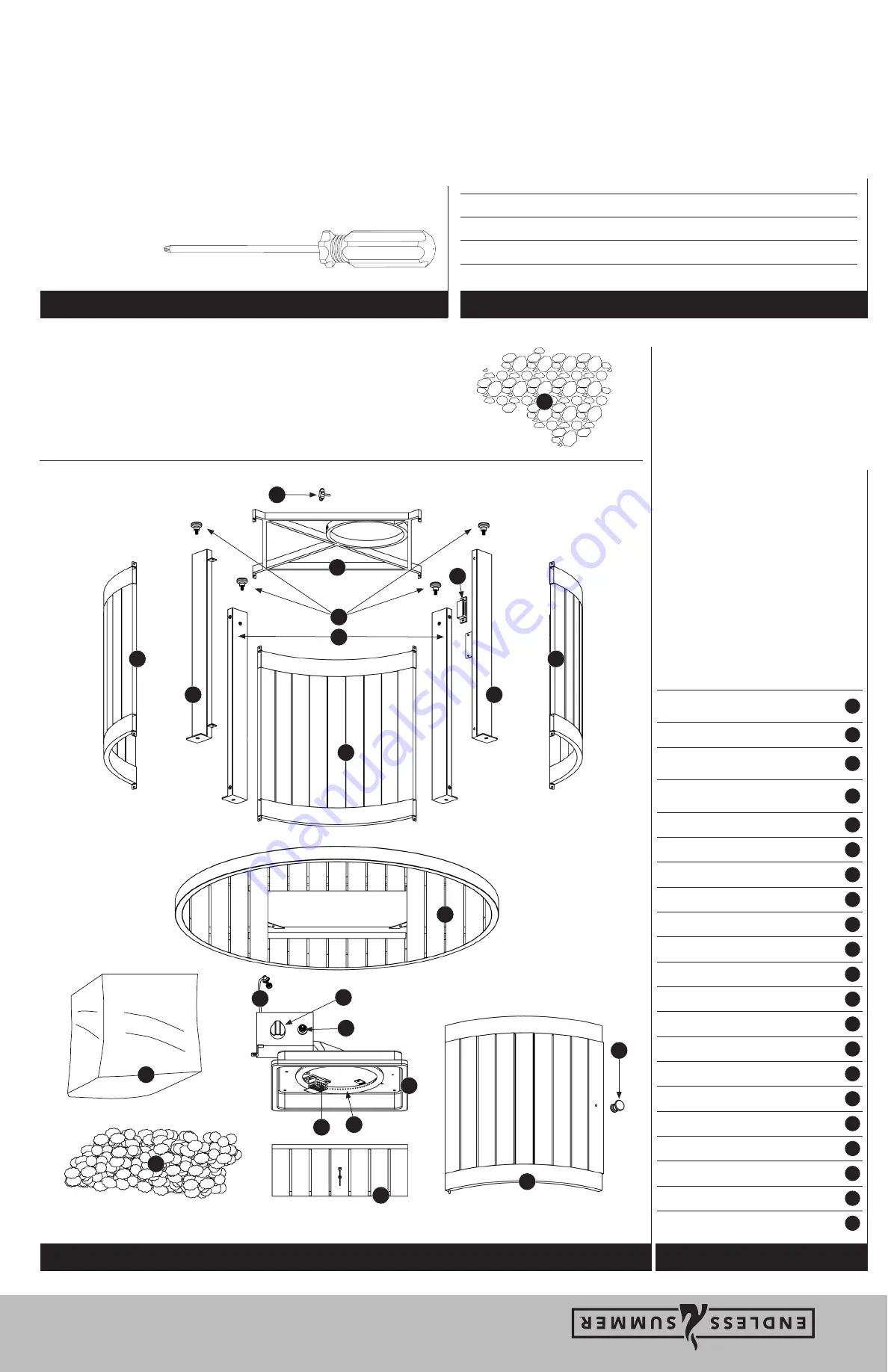 Endless Summer GAD15401SP Owner'S Manual Download Page 21