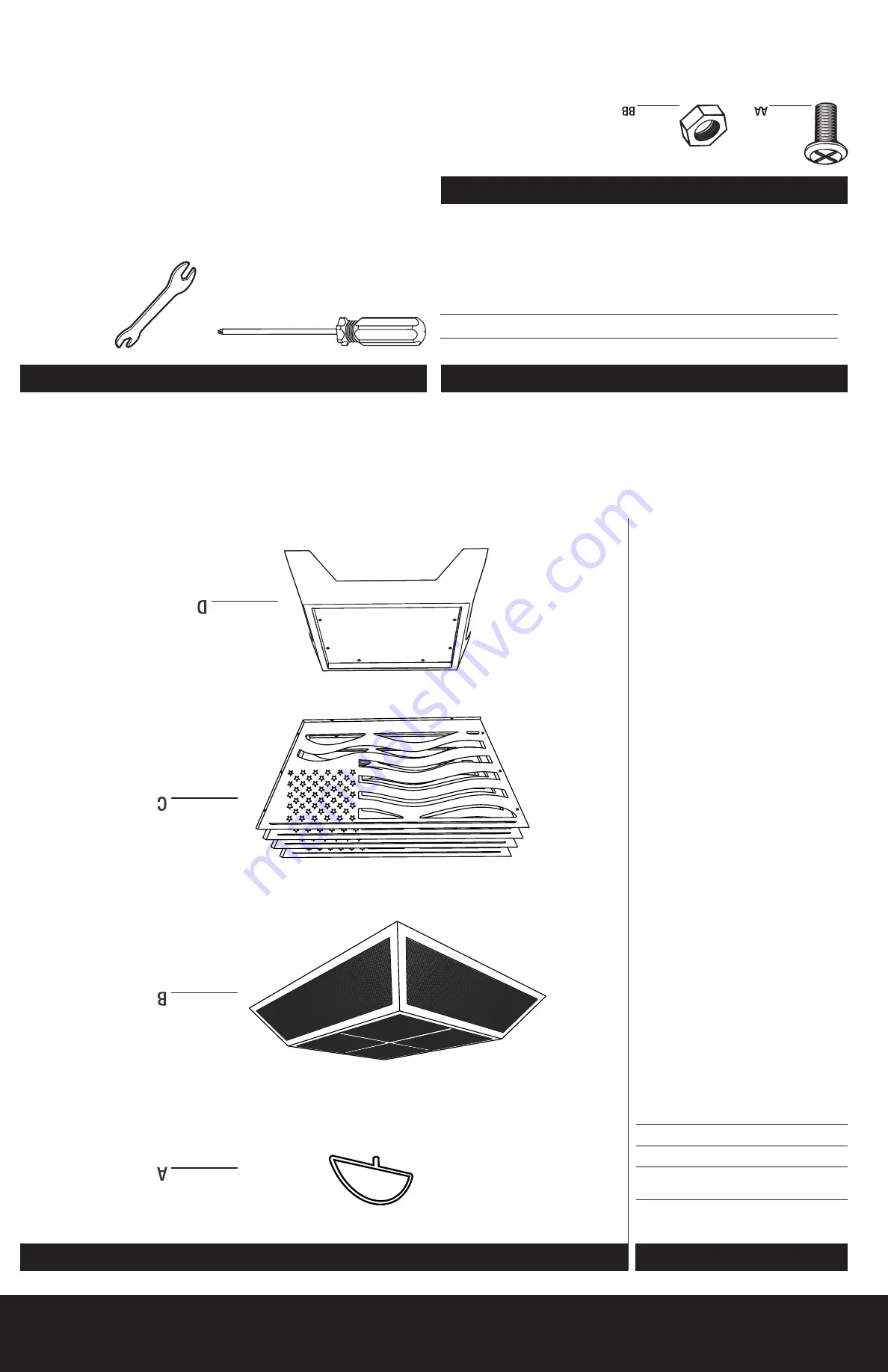 Endless Summer PATRIOT WAD1024ES Owner'S Manual Download Page 8