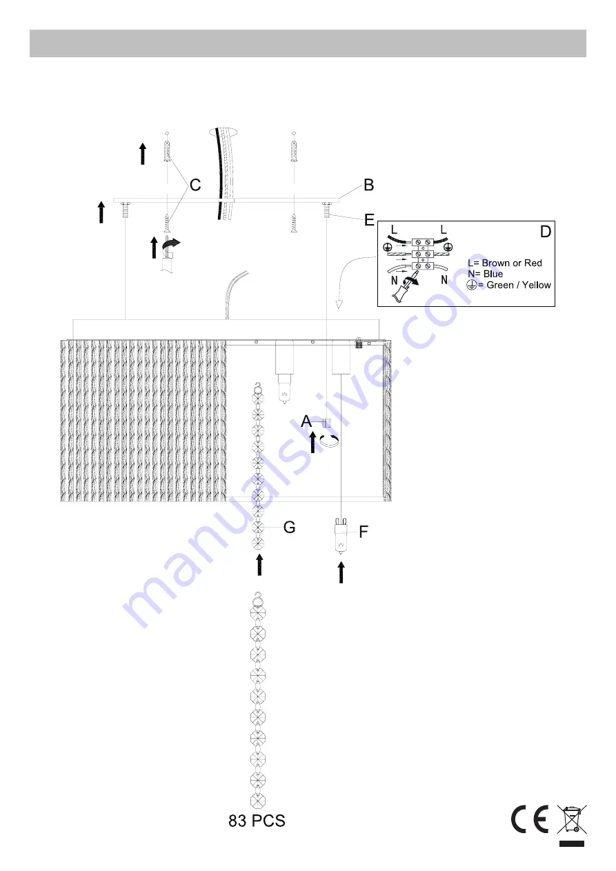 Endon Galina Flush Instruction Manual Download Page 2