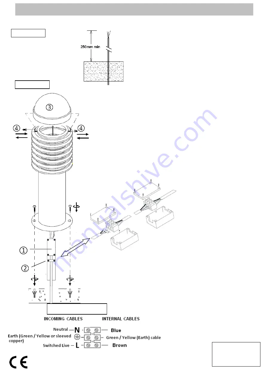 Endon YG-6002-SS Instruction Manual Download Page 2