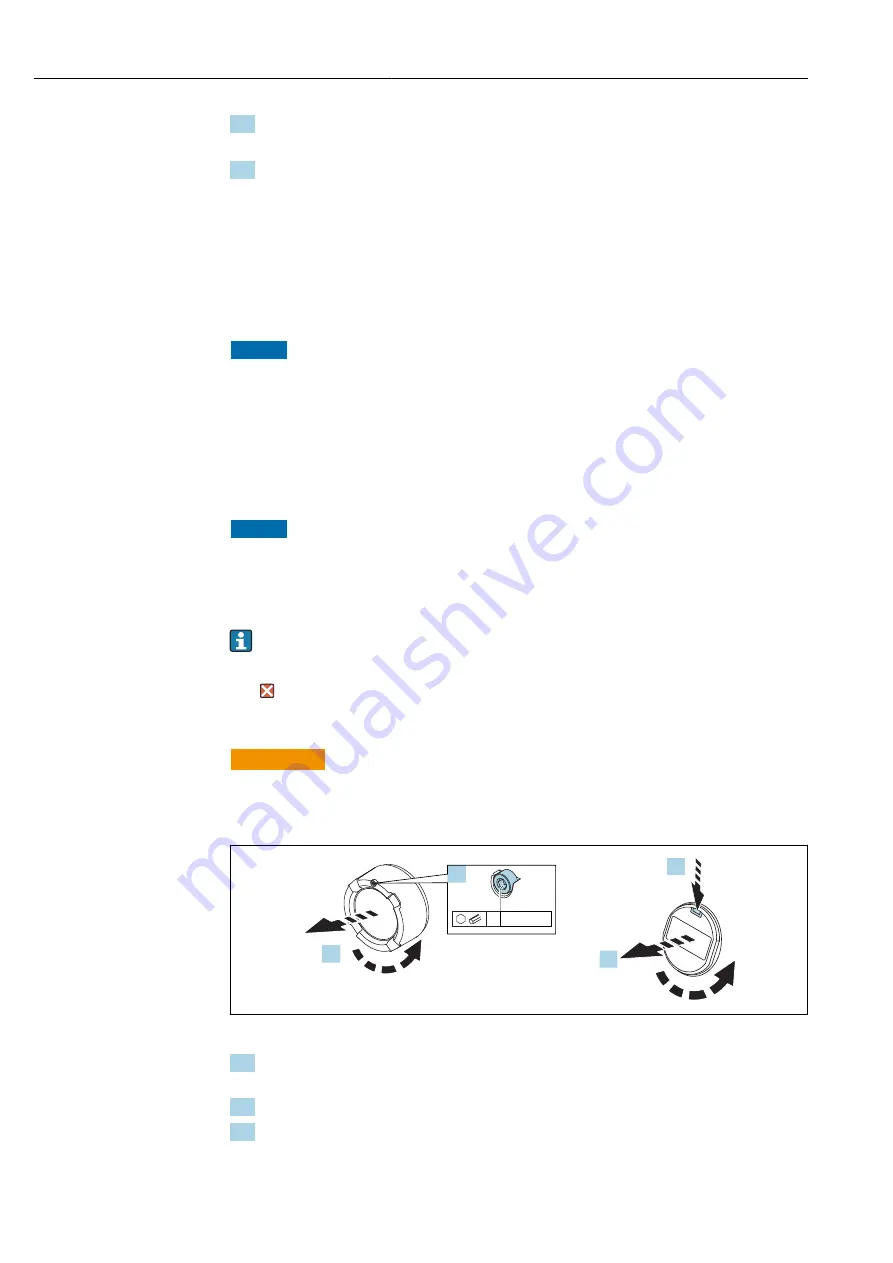 Endress+Hauser Liquiphant FTL62 Operating Instructions Manual Download Page 18