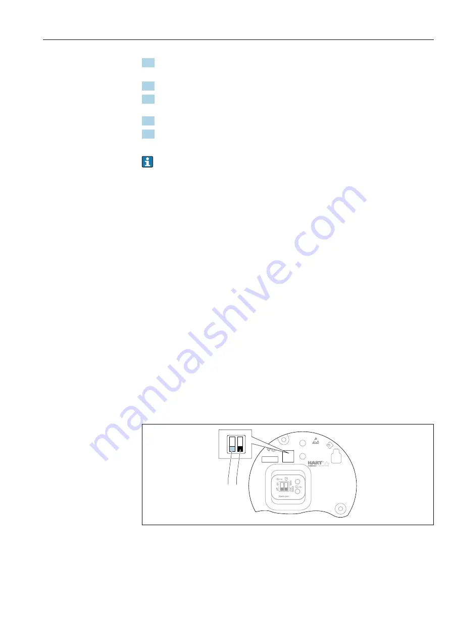 Endress+Hauser Liquiphant FTL62 Operating Instructions Manual Download Page 35