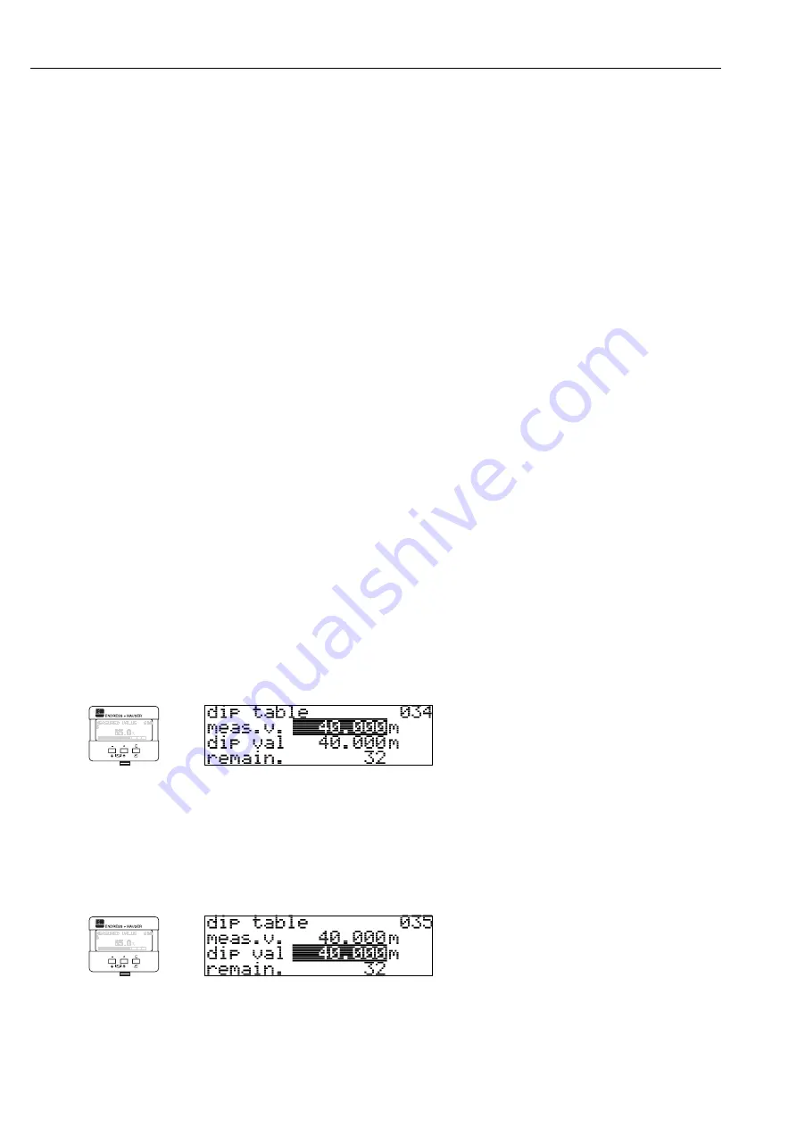 Endress+Hauser micropilot S FMR 533 Operating Instructions Manual Download Page 62