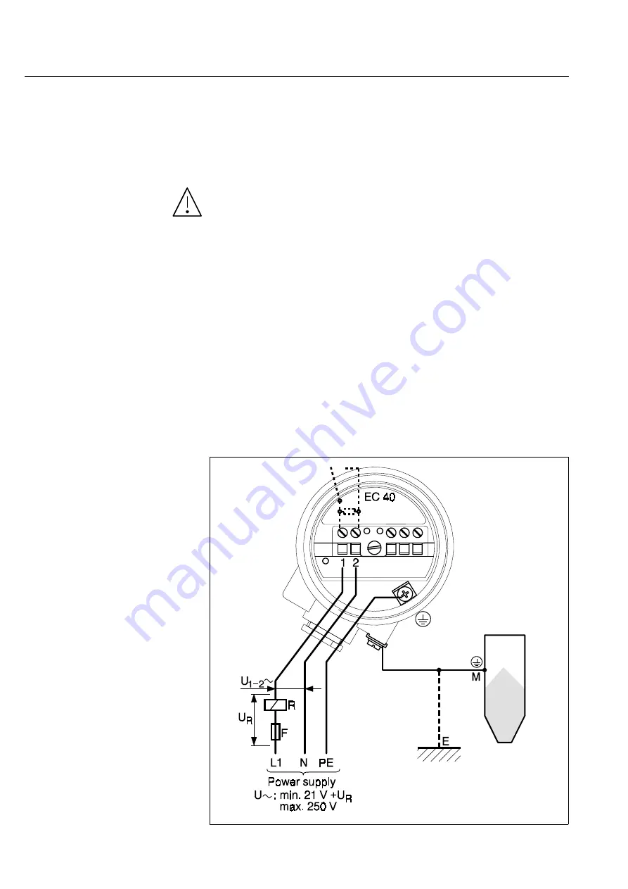 Endress+Hauser nivocompact FTC 831 Installation And Operating Manual Download Page 16