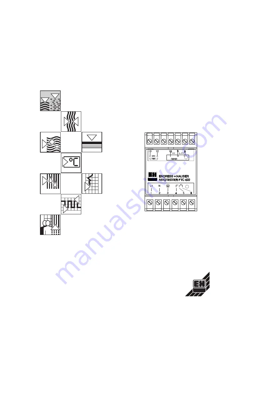 Endress+Hauser Nivotester FTC 422 Installation And Operating Instructions Manual Download Page 17