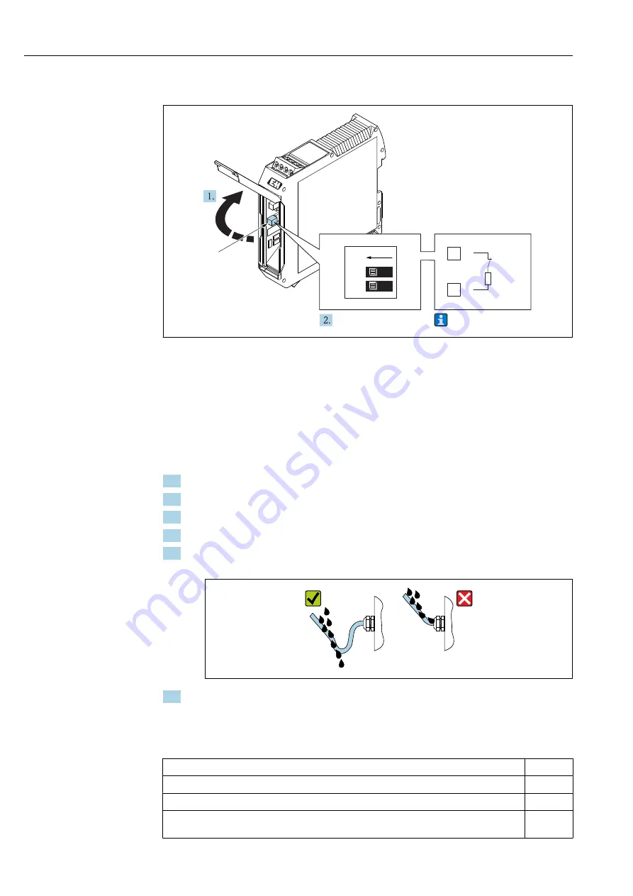 Endress+Hauser Proline Promass E 100 Operating Instructions Manual Download Page 34