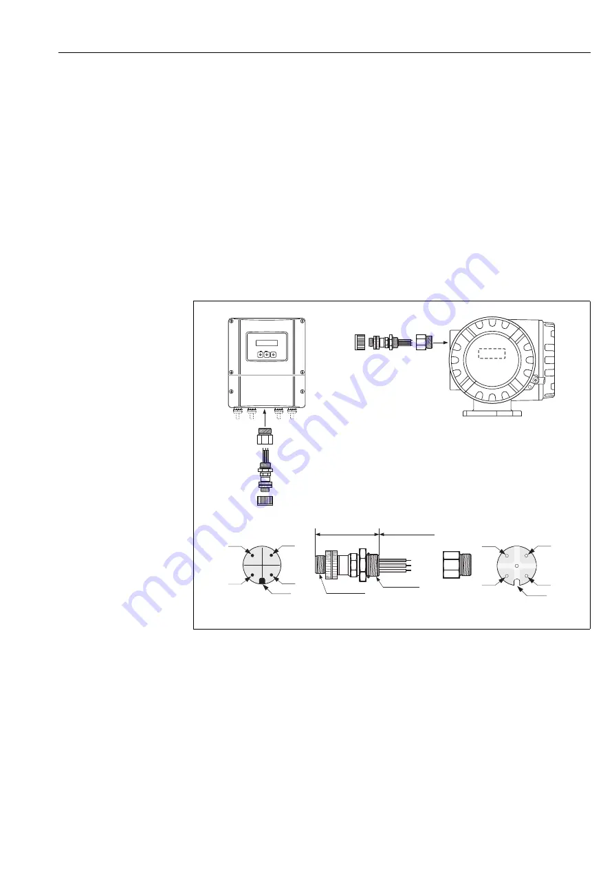 Endress+Hauser Proline t-mass 65 Operating Instructions Manual Download Page 33