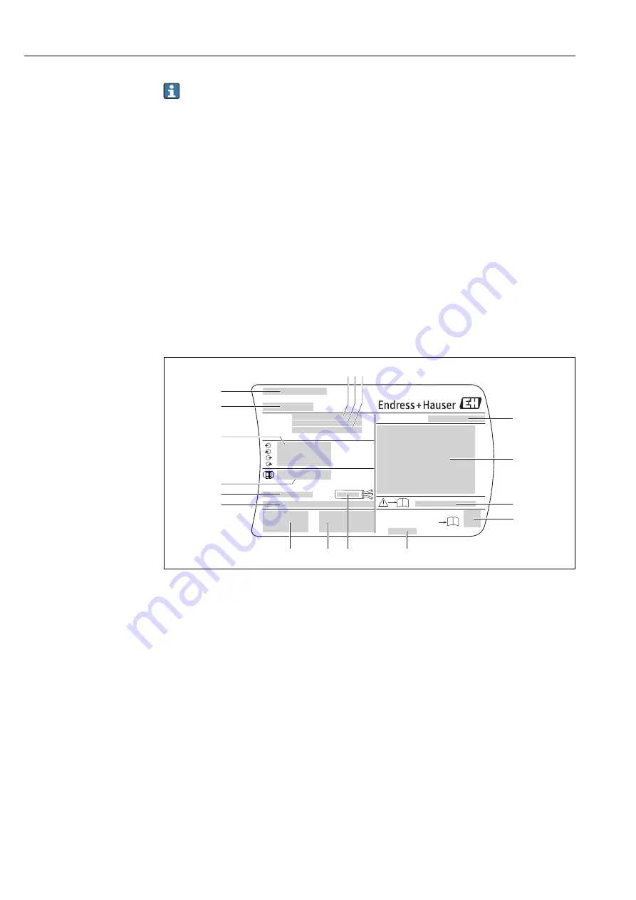 Endress+Hauser Proline t-mass A 150 Operating Instructions Manual Download Page 12