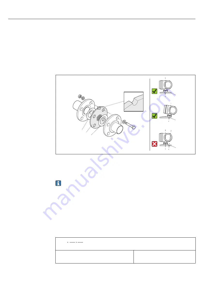 Endress+Hauser Proline t-mass A 150 Operating Instructions Manual Download Page 18