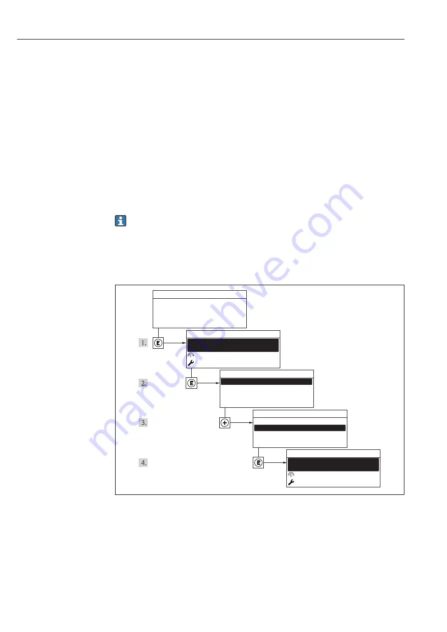 Endress+Hauser Proline t-mass A 150 Operating Instructions Manual Download Page 48