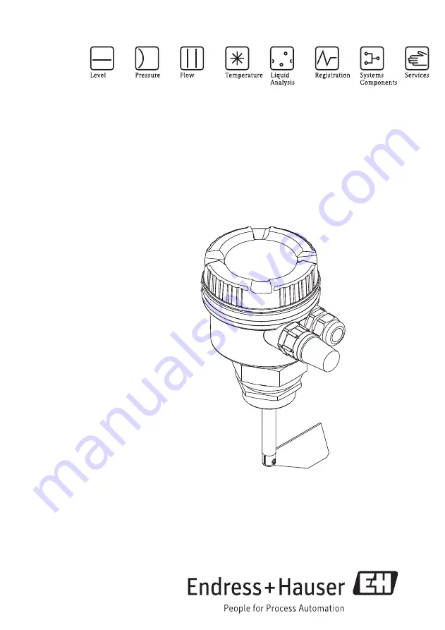 Endress+Hauser Soliswitch FTE20 Operating Instructions Manual Download Page 1