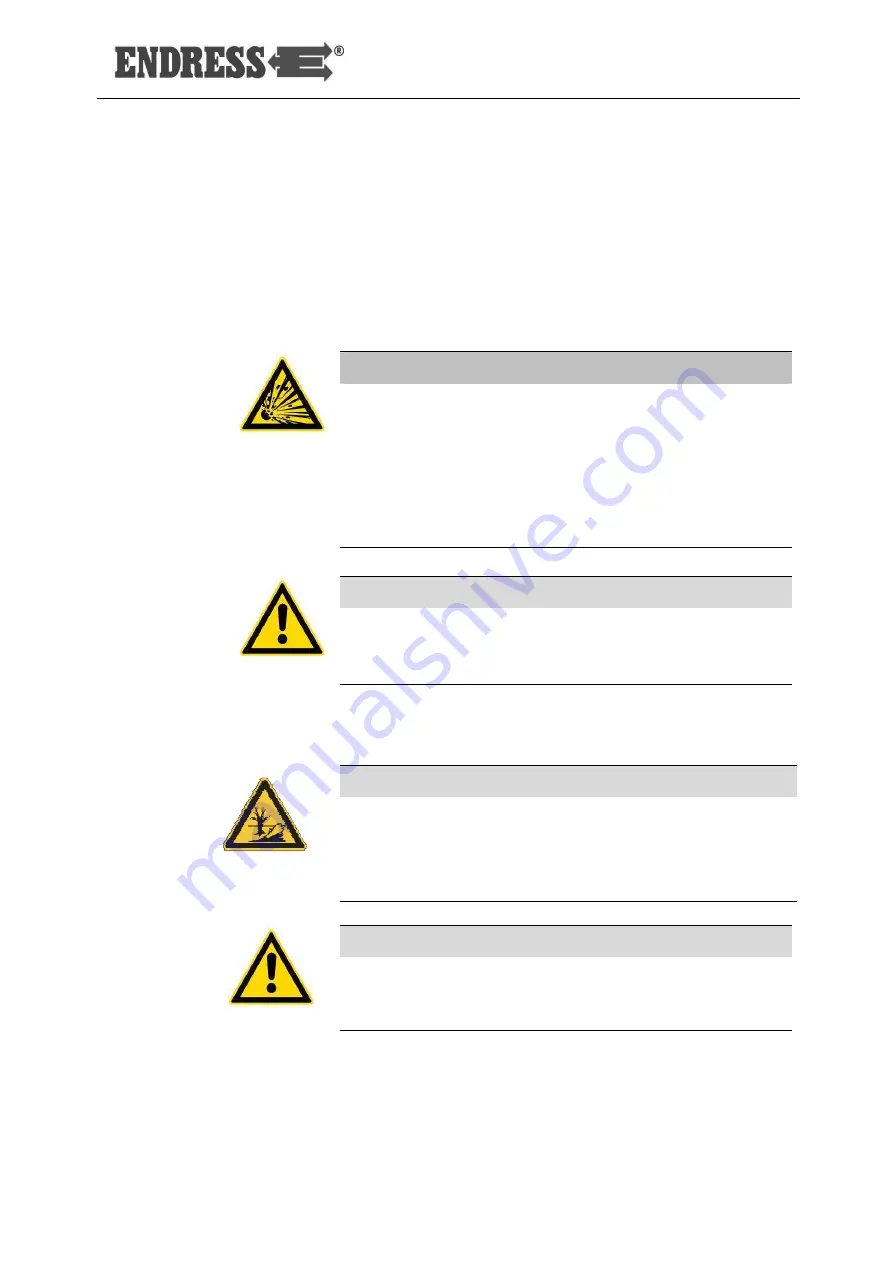 Endress ESE 1104 DBG ES FS DIN Operating Instructions Manual Download Page 67