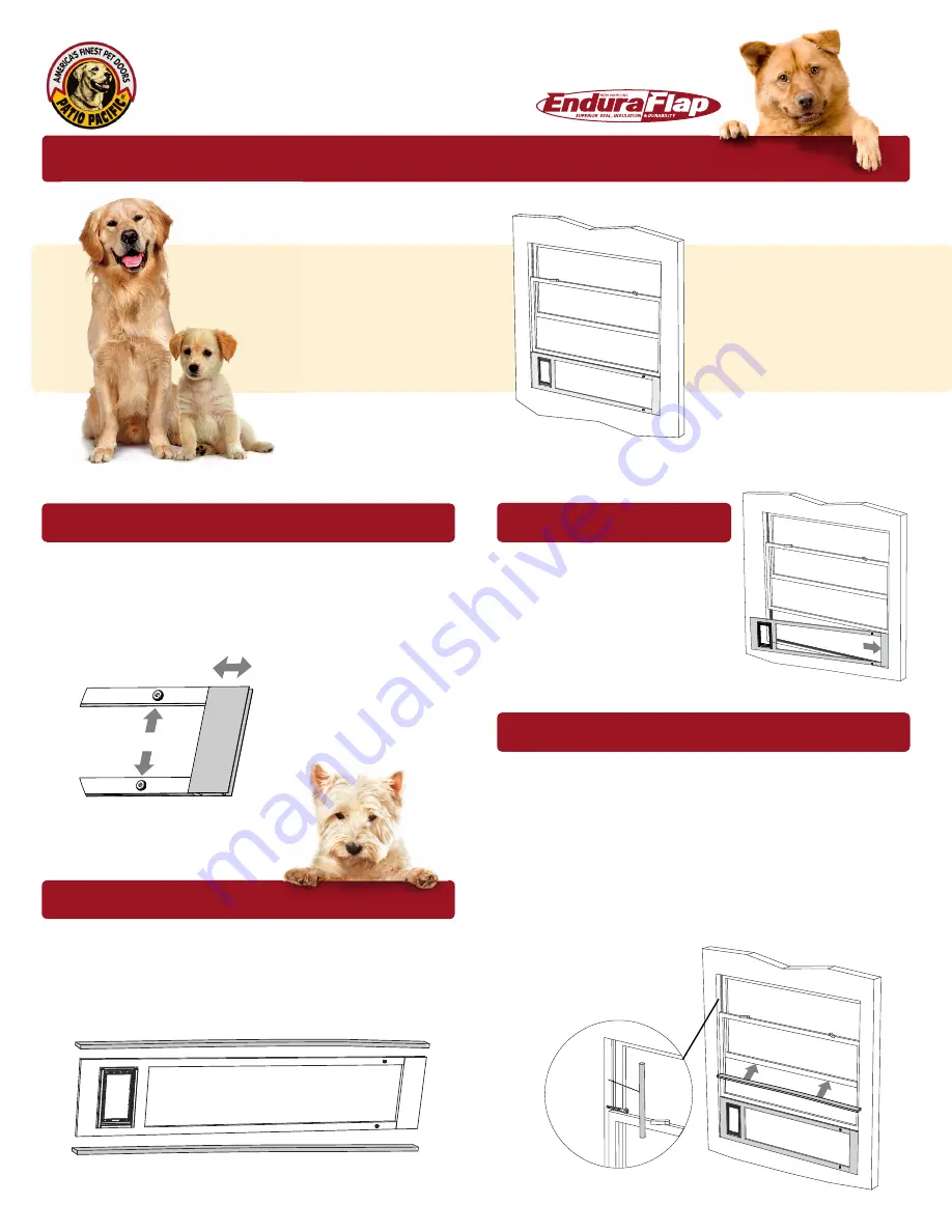 Endura Flap Thermo Sash IIIe Installation Instructions Manual Download Page 1