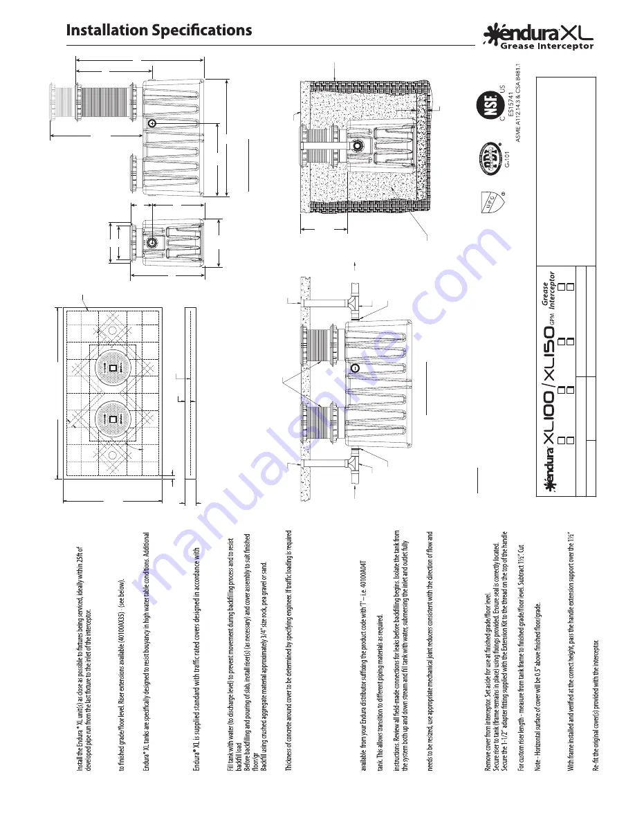 Endura 40100A04 Installation Operation & Maintenance Download Page 9