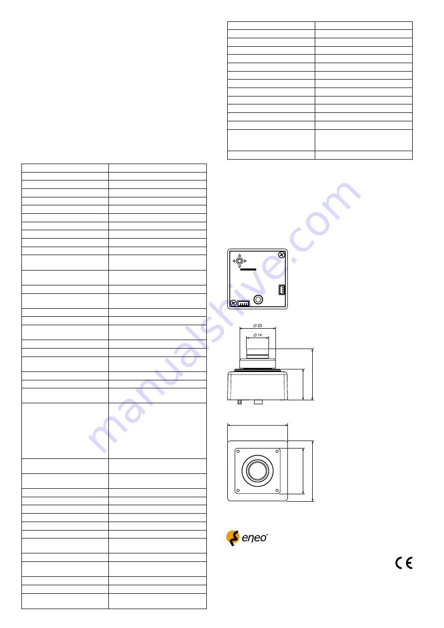 Eneo HDC-1004M1080 Installation And Operating Manual Download Page 20