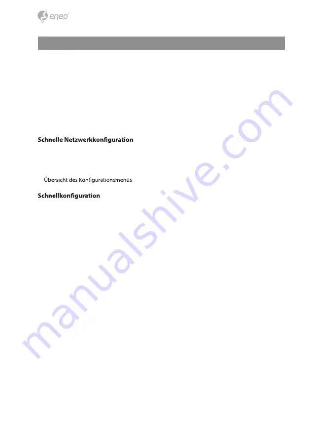 Eneo IPD-72A0003M0B Quick Installation Manual Download Page 22