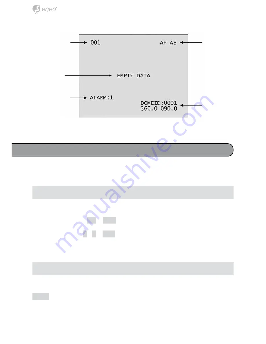 Eneo Minitrax HDD-1012PTZ1080 Quick Installation Manual Download Page 20