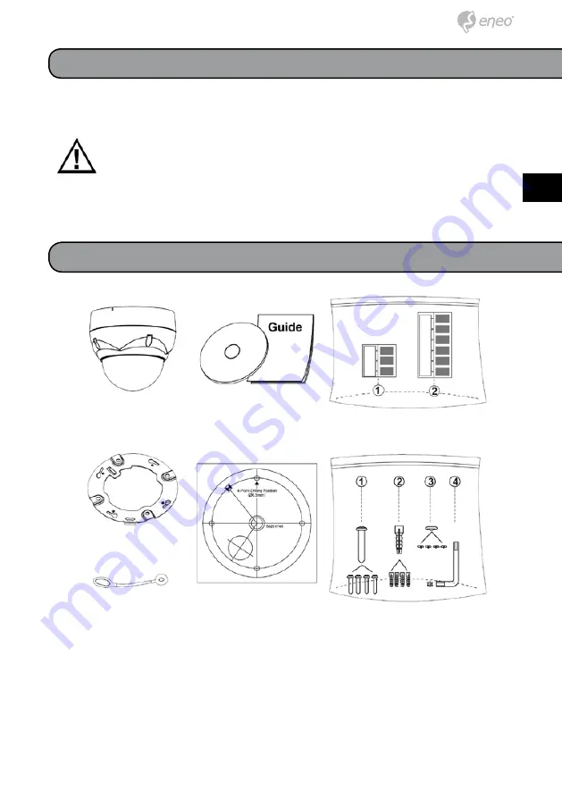 Eneo NXD-2012PTZ1080 B Quick Installation Manual Download Page 3